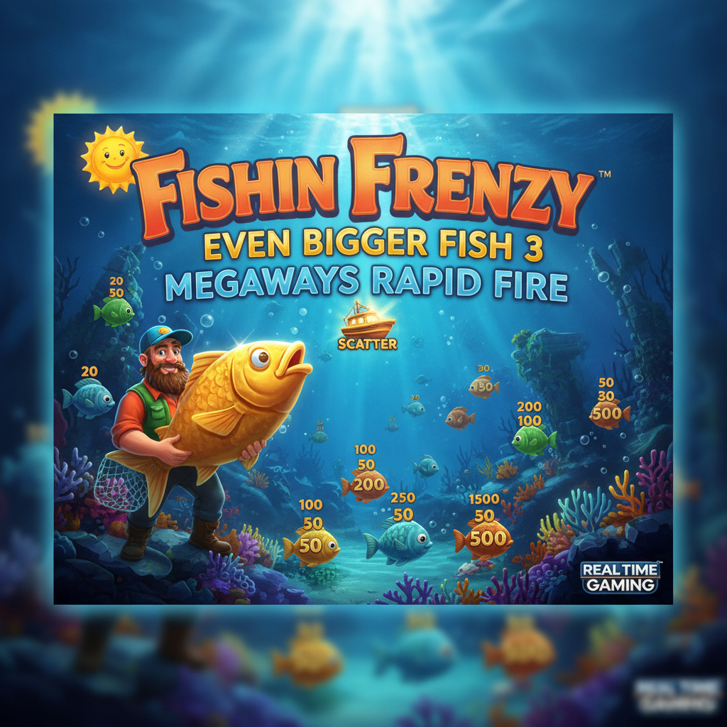 Fishin' Frenzy Even Bigger Fish 3 Megaways Rapid Fire